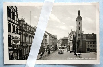 GUBIN RATUSZ RYNEK AUTOBUS 1943 - 4995