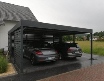Carport  zadaszenie wiata garażowa na auto 6 x 6 m