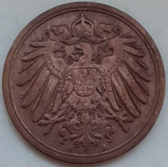 Cesarstwo Niemieckie 1 fenig,  1904 A