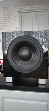 Subwoofer aktywny REL-R528 500RMS Czarny Połysk 