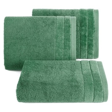 Ręcznik bawełniany 30x50 DAMLA  zielony gładki 