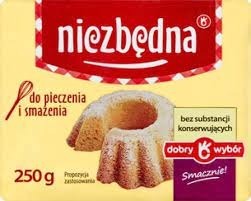 Margaryna Niezbędna kostka 250g  Mw Dobry Wybor