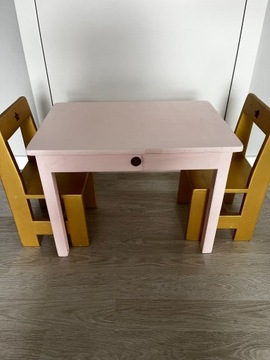 Komplet dziecięcy Stolik + Dwa Krzesła
