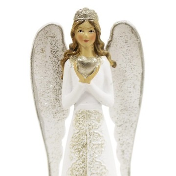 Anioł biały figurka