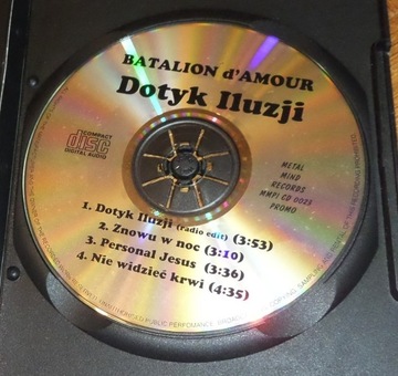 BATALION D'AMOUR promo UNIKAT CD + Castle Party
