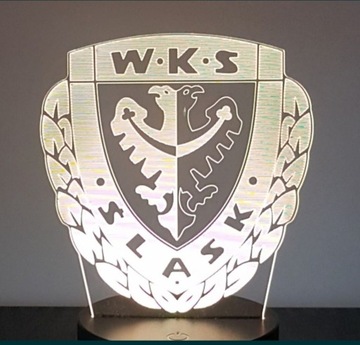 Lampka Led 3D herb Śląsk Wrocław 