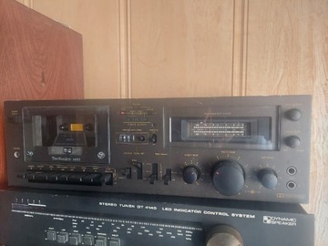 Magnetofon kasetowy Technics M63 czarny