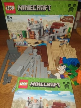 Lego Minecraft 21121 Pustynny posterunek (komplet)