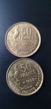 Francja 50 franków 1953