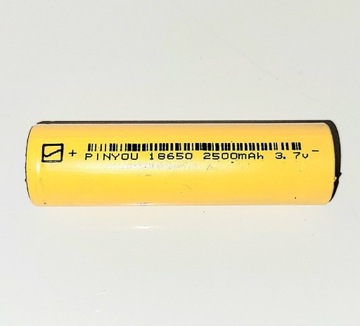 Akumulator Li-Ion PINYOU 18650 2500mAh 3,7V