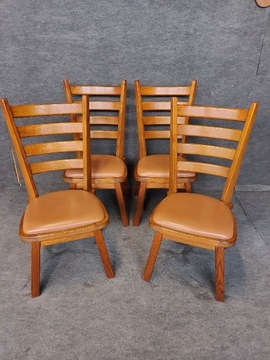 Krzesła dębowe holenderskie kpl 4 szt