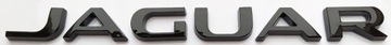 JAGUAR emblemat czarny błysk litery logo 16,5cm