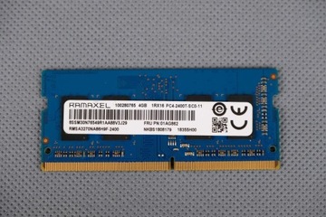 pamięć RAM 4GB DDR4 SODIMM