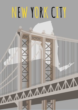 Plakat “NEW YORK 3” 70x50cm - PROMOCJA