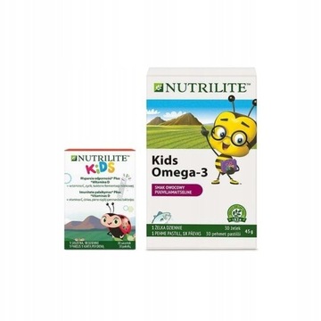 Zestaw Ochrona-KIDS-NutrilitePlus Omega3+Odporność