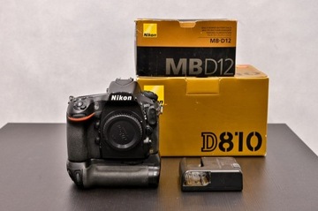 Nikon D810 plus oryginalny grip przebieg 153k