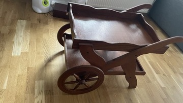 Barek drewniany wózek