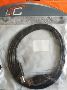 Kabel USB A - USB B. 160 cm