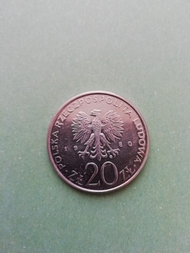 Moneta 20 zł 1980 rok