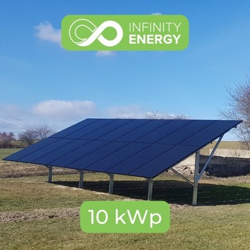 Elektrownia słoneczna 10 kW grunt naziemna montaż
