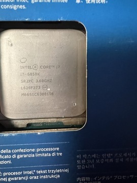 Procesor i7-6850k