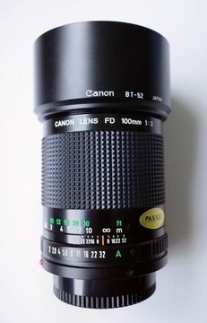 Canon FD 100 mm f/2.0