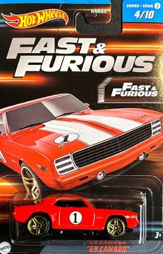 Hot Wheels 69 Camaro  Fast Furious