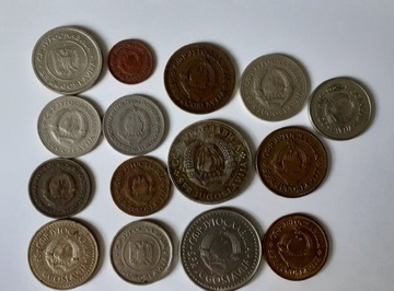 15 monet Jugosławia dinar 