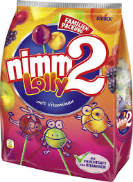 Nimm2 Lolly 200g Lizaki Nimm2 20szt