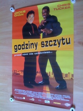 GODZINY SZCZYTU 1 Jackie Chan - Plakat kinowy