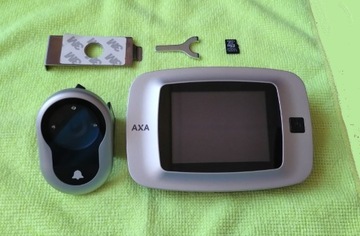 Cyfrowy wizjer drzwiowy kamera AXA DDS-2 karta 2GB