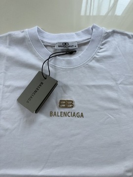 Koszulka Balenciaga biała 