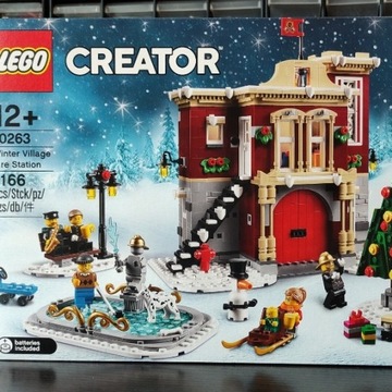 Lego 10263 Winter Village Fire Station nowy