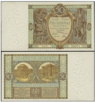 II Rzeczpospolita Polska, 50 złotych, 1.09.1929