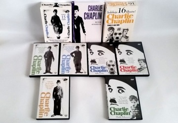 Charlie Chaplin 31 filmów na 6 DVD + książka