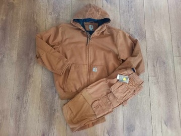 Komplet Nowy Carhartt Kurtka XL spodnie 36x32