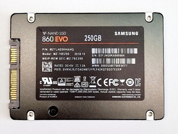 Dysk SSD Samsung 860 EVO 250GB MZ-76E250