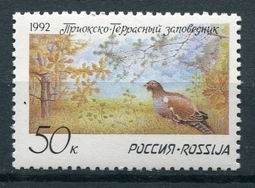 Rosja 1992 Mi 228 **, Ptaki, głuszec