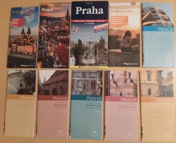 Zestaw Praga, Czechy- plany i foldery