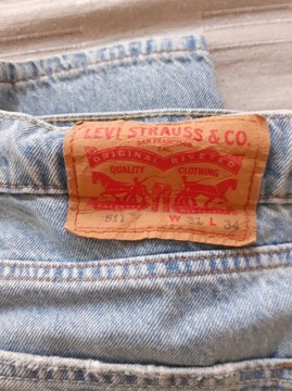 Jeansy Levi Strauss 31/34