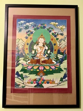 Thangka Dorje Sempa. Tybet. Buddyzm. Nepal.