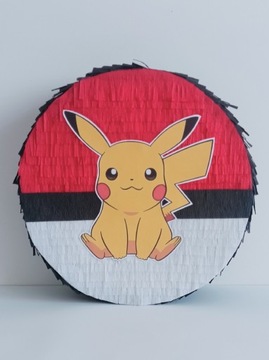 Piniata Pokeball Pikachu urodziny kijek gratisy