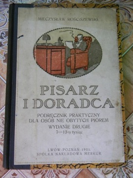 PISARZ I DORADCA ROŚCISZEWSKI 1929