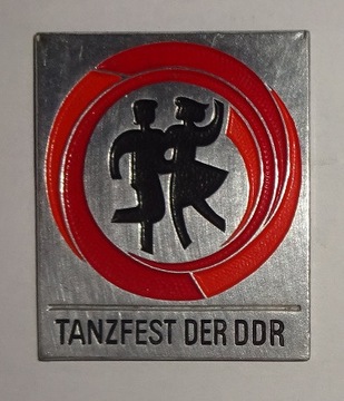 PRZYPINKA TANZFEST DER DDR - FESTIWAL TAŃCA NRD