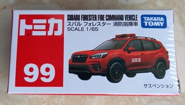 Tomica _ Subaru Forester Fire Command Vehicle _