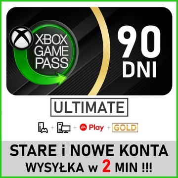 XBOX GAME PASS ULTIMATE 90 DNI 3 MIESIĄCE + GOLD