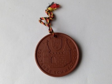 Medal ,porcelana firmy Miśnia 1965 r 