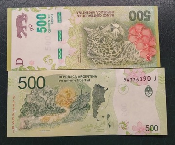 Argentyna 500 pesos UNC