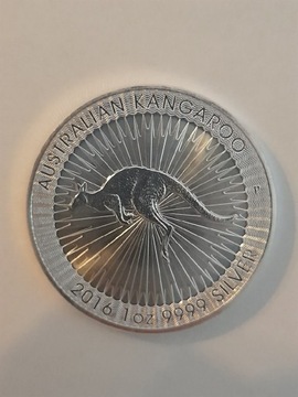 Australijski Kangur 1 oz srebra 2016