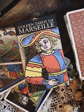Golden Tarot of Marseille (marsylski) Lo Scarabeo 